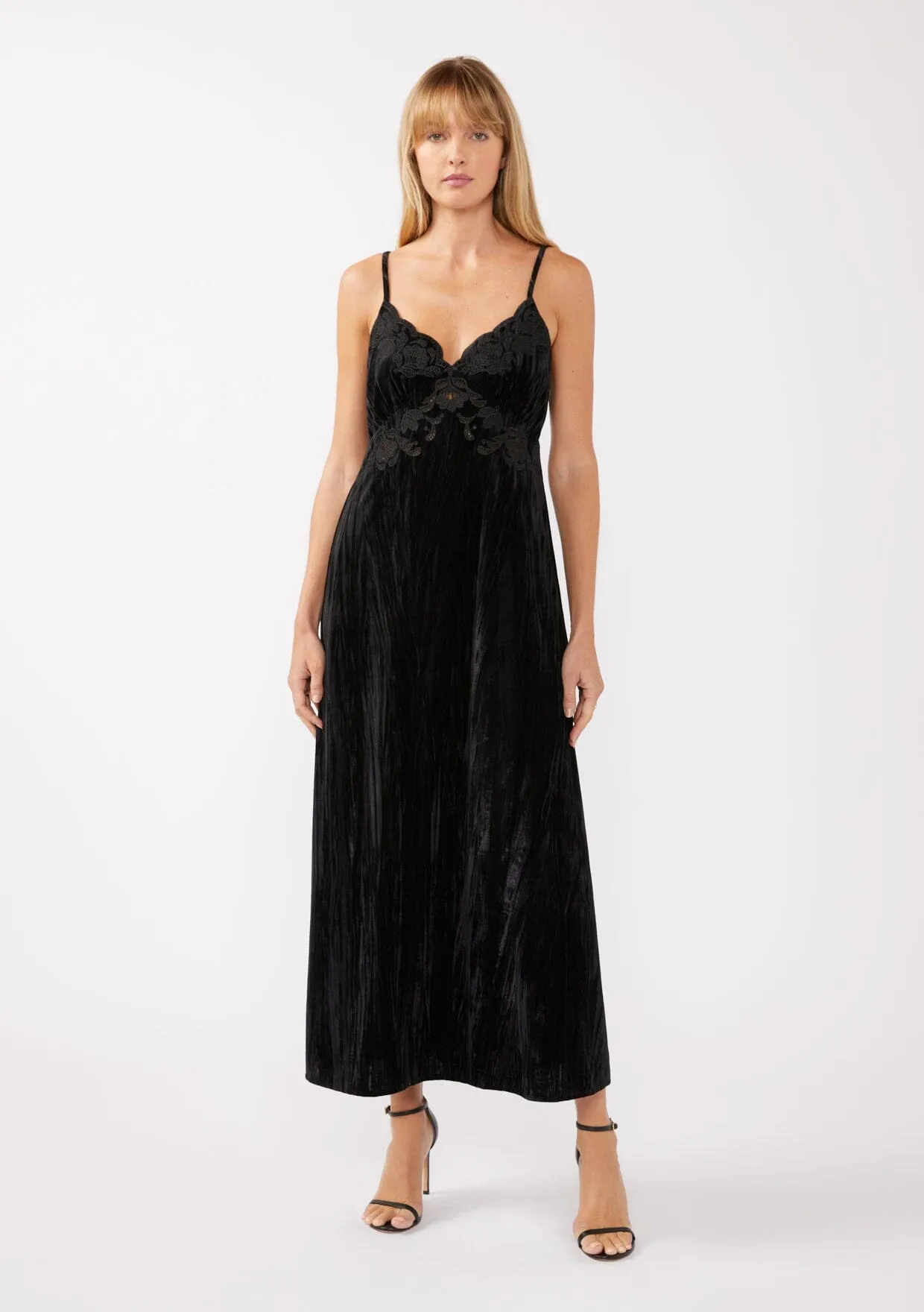 Find Me Velvet Maxi Dress