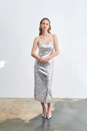 Fiona Sequin Slip Dress