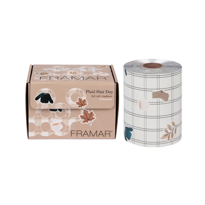 Framar Plaid Hair Day Embossed Foil Roll