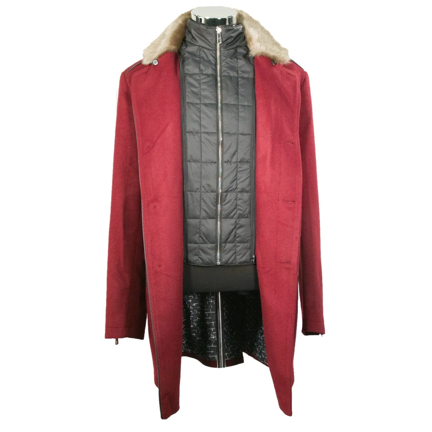 Fur Collar Pea Coat