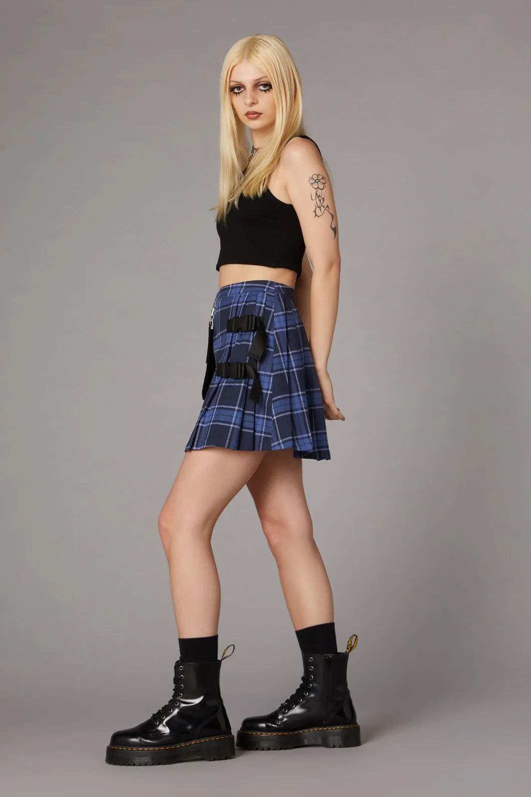 Grunge Tartan Skirt