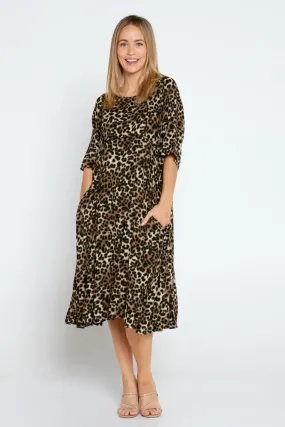 Gwenivere Dress - Animal Print