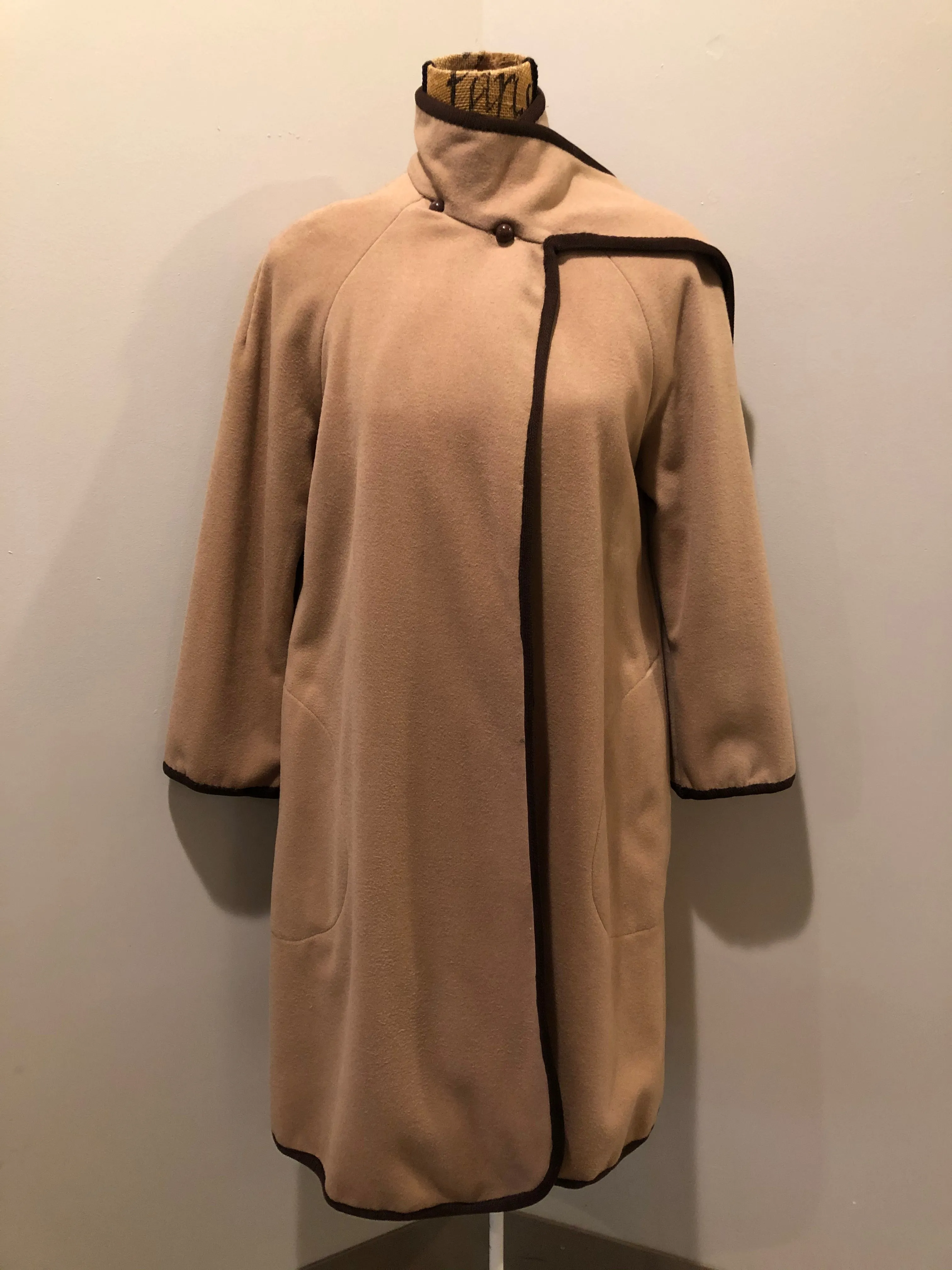 Handmade Camel Cashmere Cape SOLD