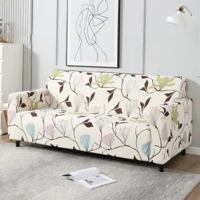 HOKIPO Elastic Stretchable Universal Sofa Cover 3 Seater (AR-4095-D20)