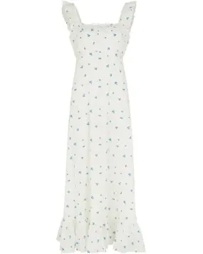 Holland French Petal White dress