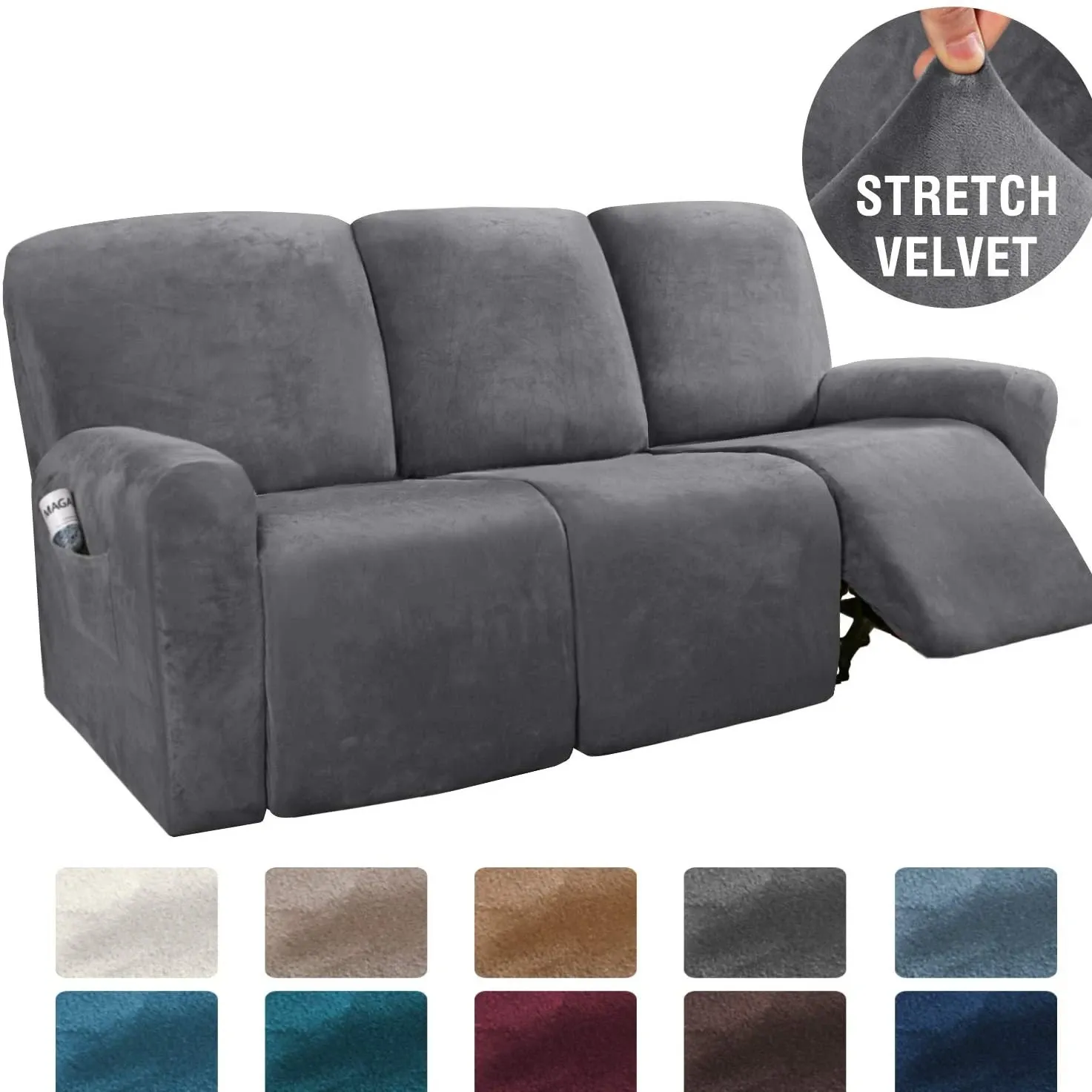 🔥Hot Sale - Buy 2 Free Shipping - Makelifeasy™ Stretchable Recliner Slipcover