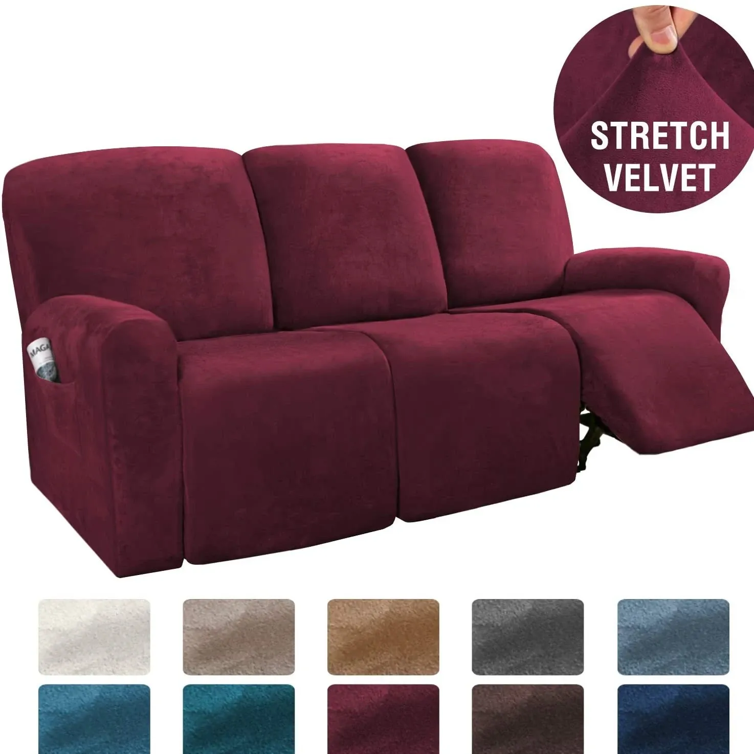 🔥Hot Sale - Buy 2 Free Shipping - Makelifeasy™ Stretchable Recliner Slipcover