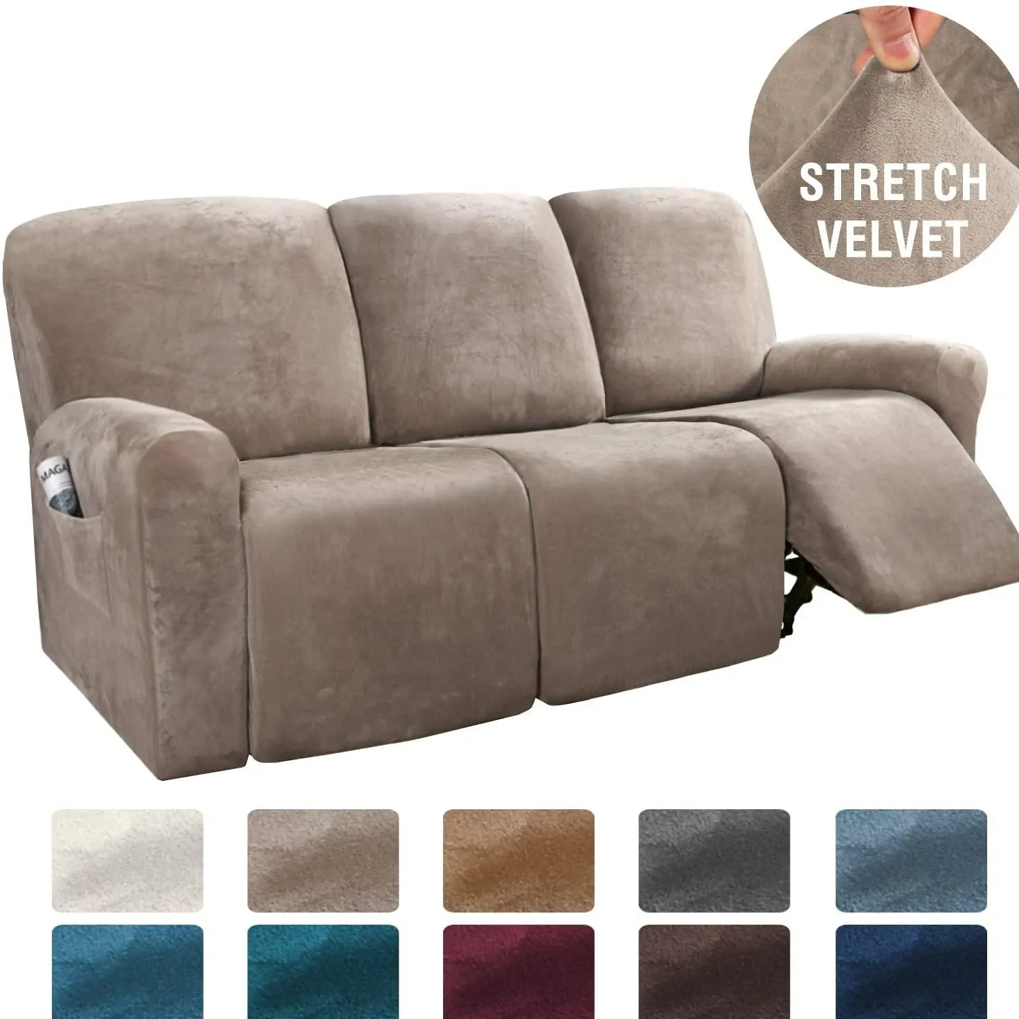 🔥Hot Sale - Buy 2 Free Shipping - Makelifeasy™ Stretchable Recliner Slipcover