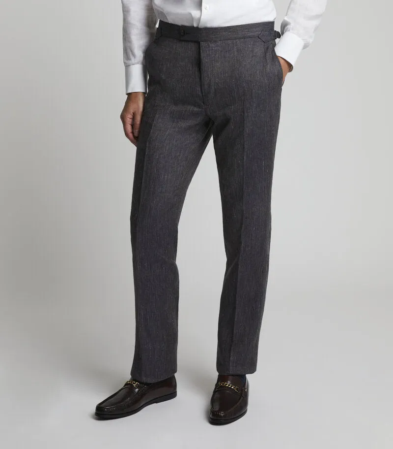 Indigo Linen Trousers