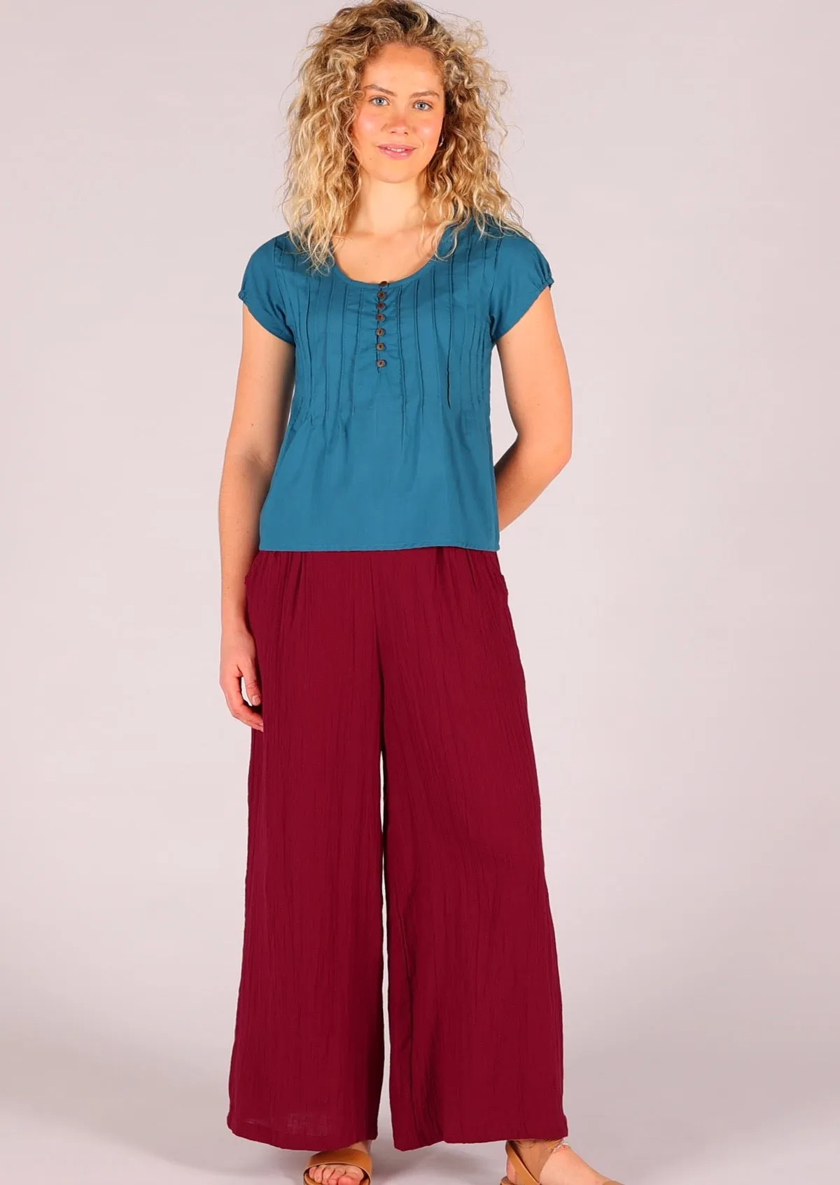 Jaya Pant Tibetan Red