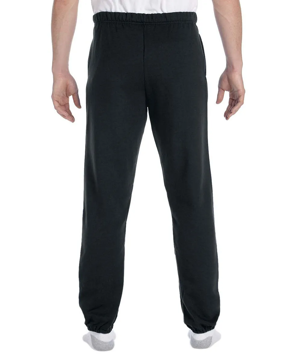 Jerzees Super Sweats NuBlend Fleece Pocketed Sweatpants - Black