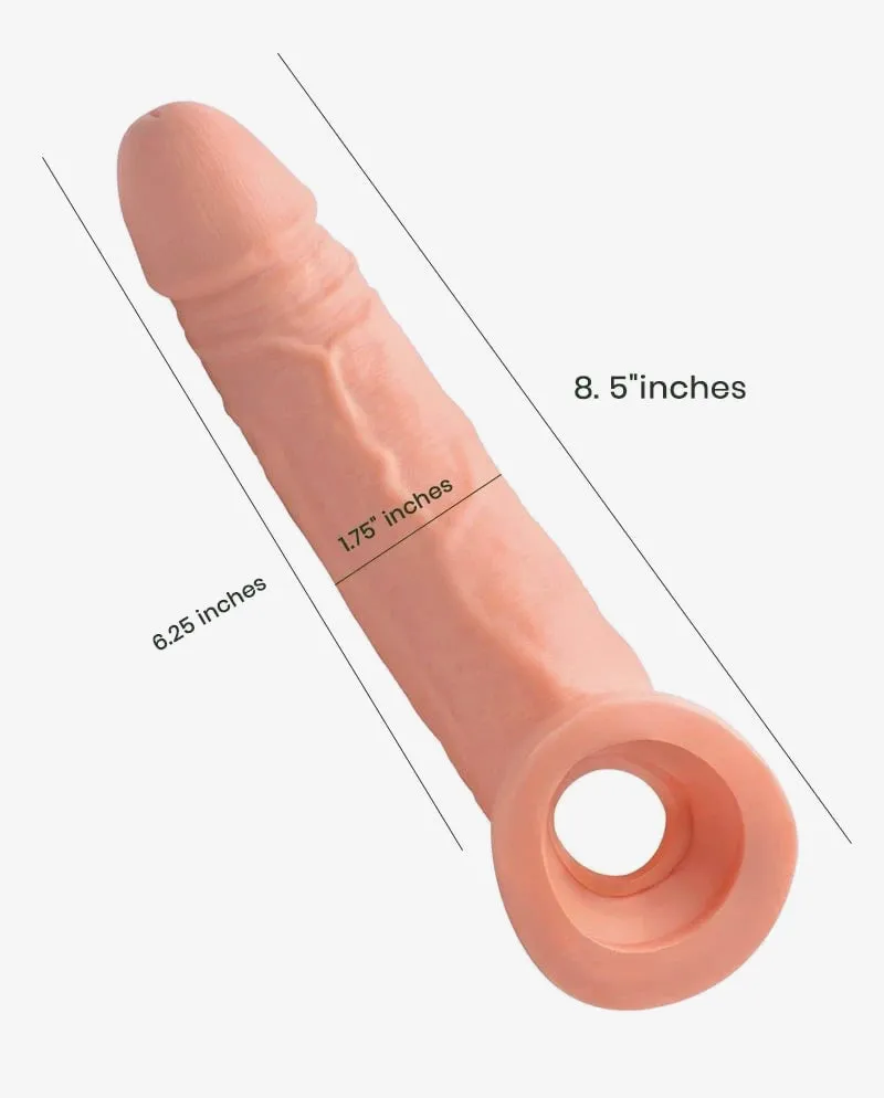 Jumbo Penis Extender Condom Sleeve