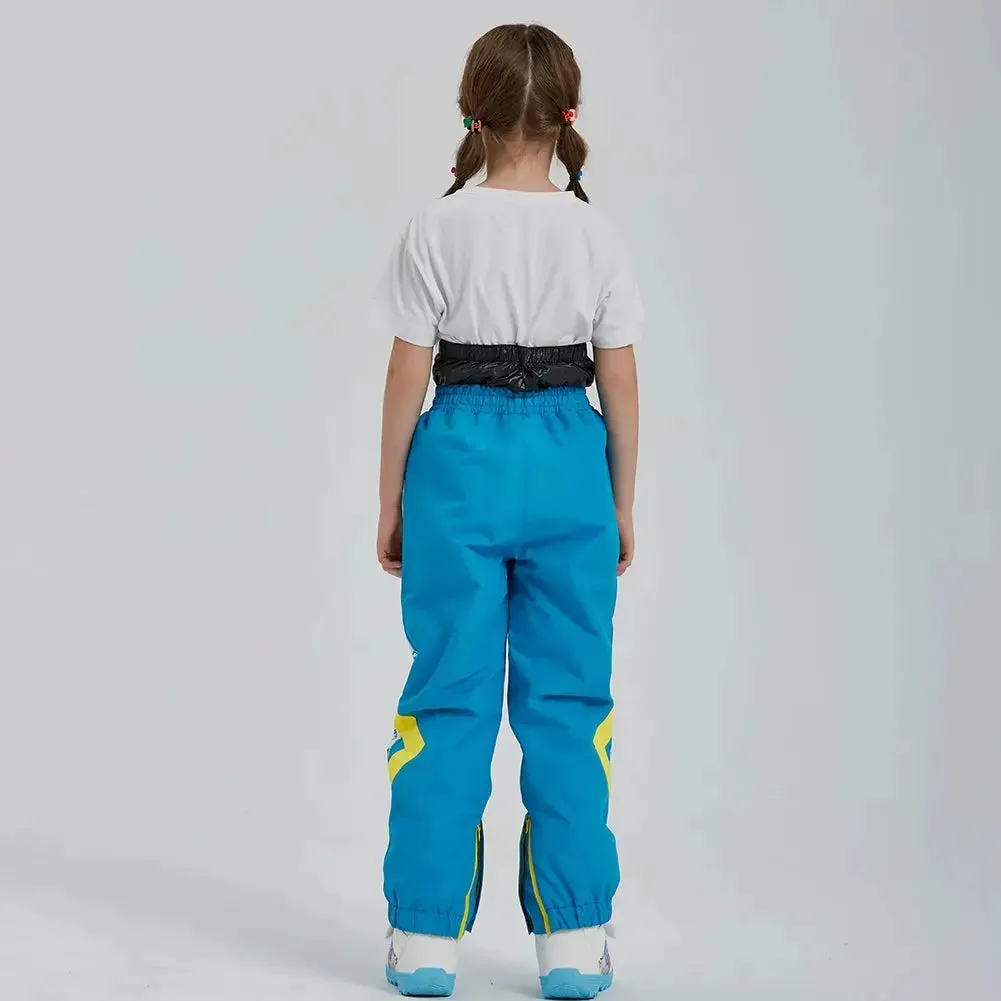 Kids Cargo Adjustable Drawstring Snow Pants