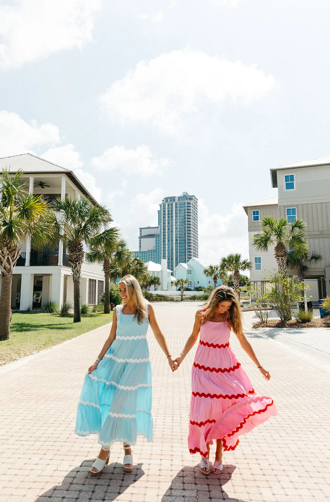 Leap Of Faith Midi Dress - Sky Blue