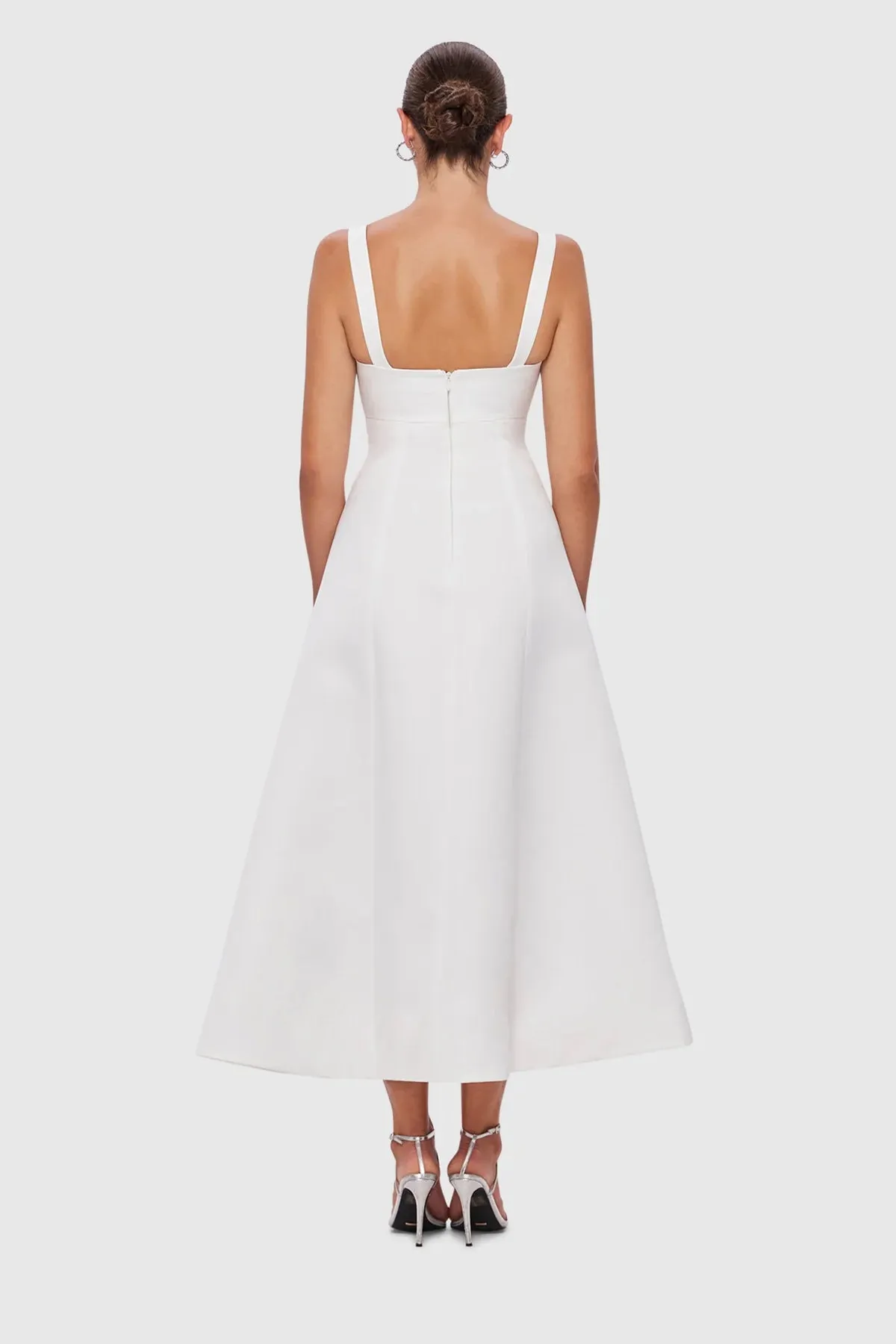 Leo Lin Odette Midi Dress - Snow