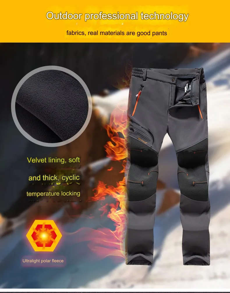 Light Waterproof Camping Climbing Pants Breathable Hiking Trousers Construction Pants | RTS-048