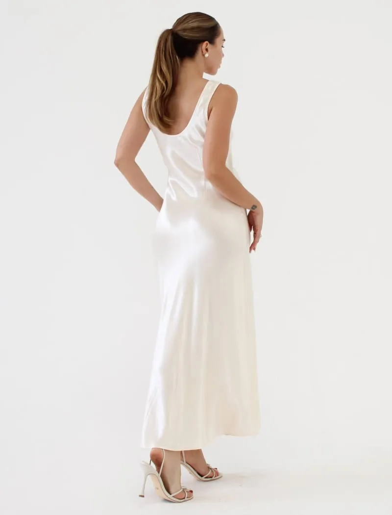 Market Midi Dress | Ivory