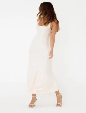 Market Midi Dress | Ivory