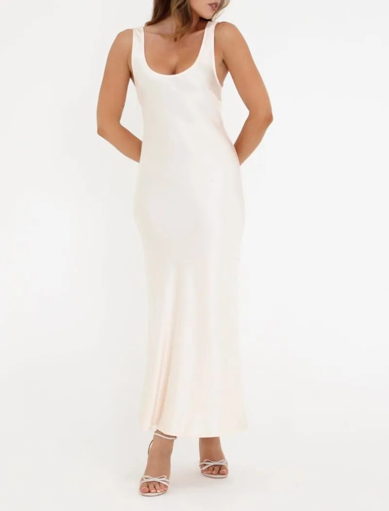 Market Midi Dress | Ivory