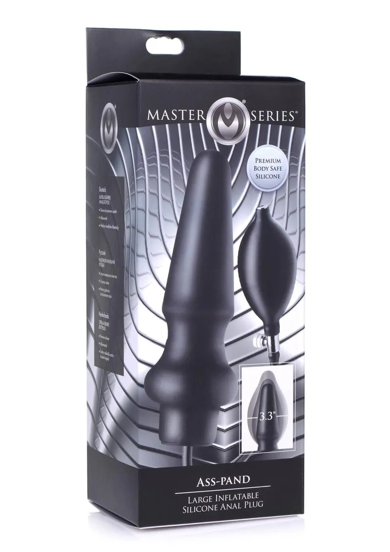 Master Series Ass-Pand Inflatable Silicone Anal Plug