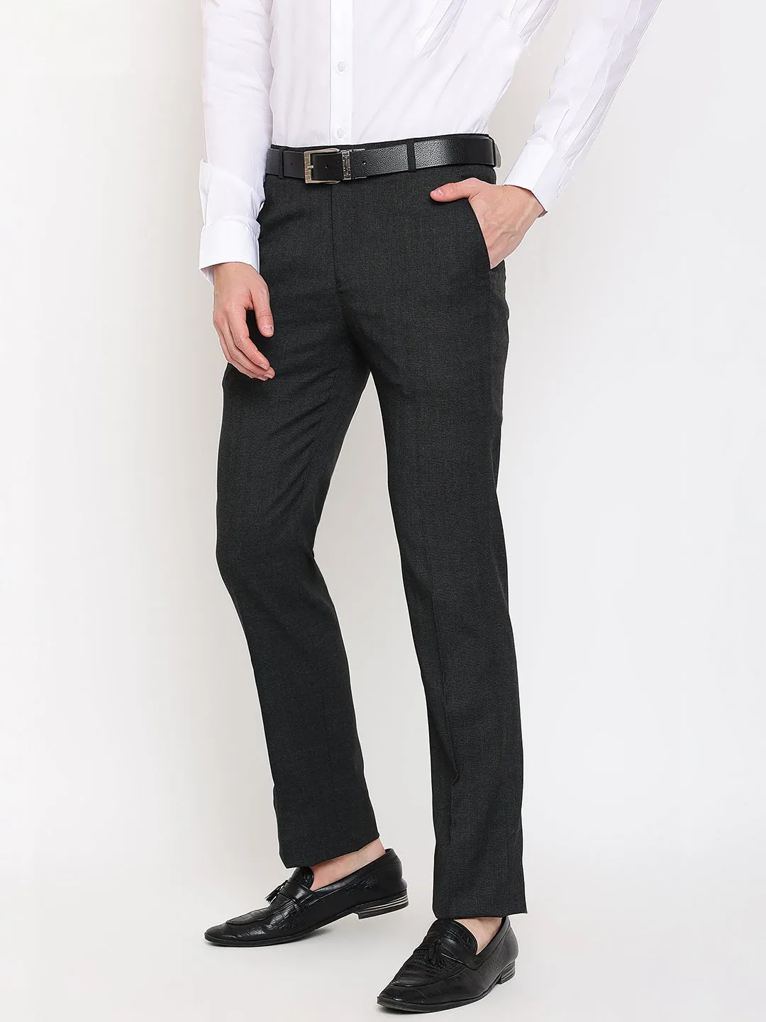 Mens Charcoal Trouser