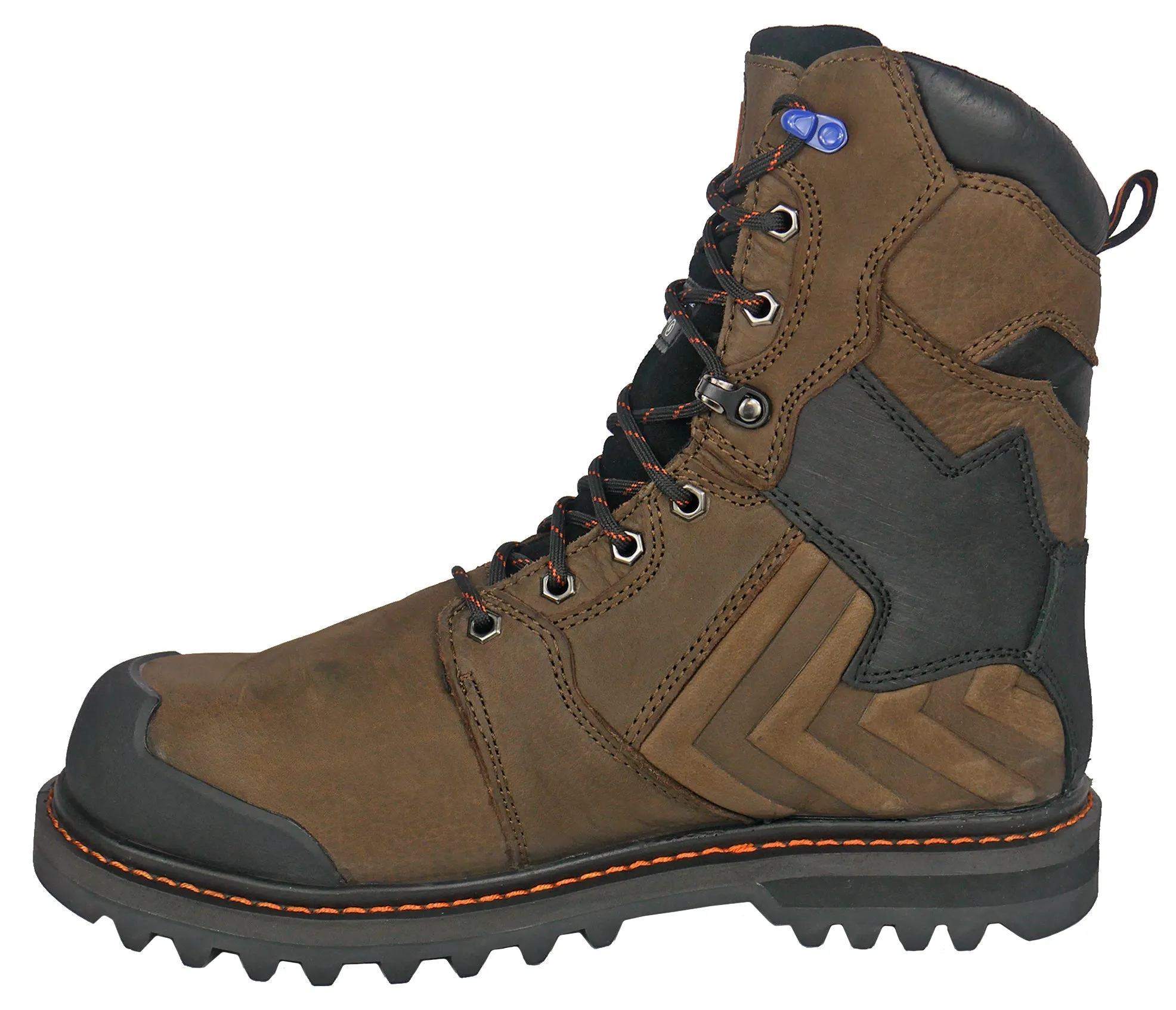 Men's Hoss 8" Bronc Brown, EH, WP, PR, Insulated Composite Toe Boot