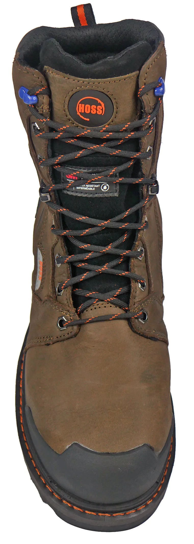 Men's Hoss 8" Bronc Brown, EH, WP, PR, Insulated Composite Toe Boot