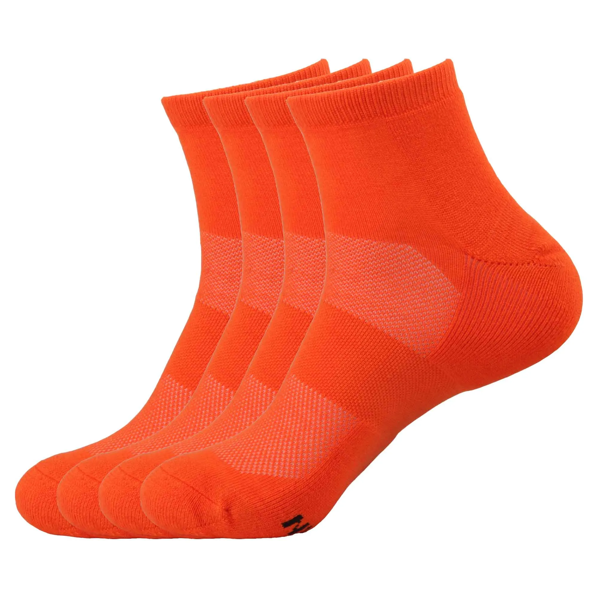 Men's Rayon from Bamboo Fiber Sports Superior Wicking Athletic Quarter Socks