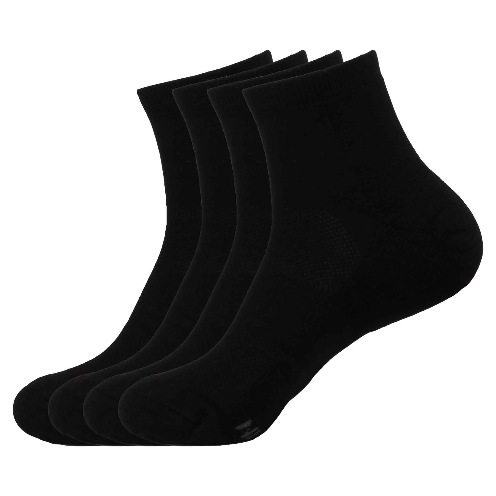 Men's Rayon from Bamboo Fiber Sports Superior Wicking Athletic Quarter Socks