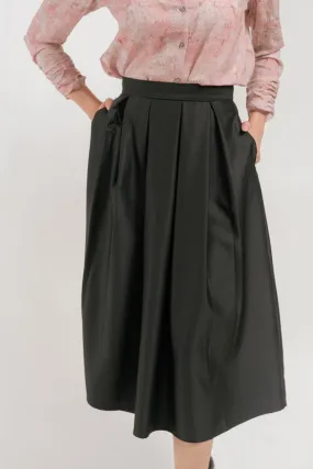 Merritha Midi Pleated Skirt