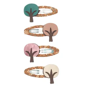 Mimi & Lula - Autumn Tree hair clic clacs - set of 4