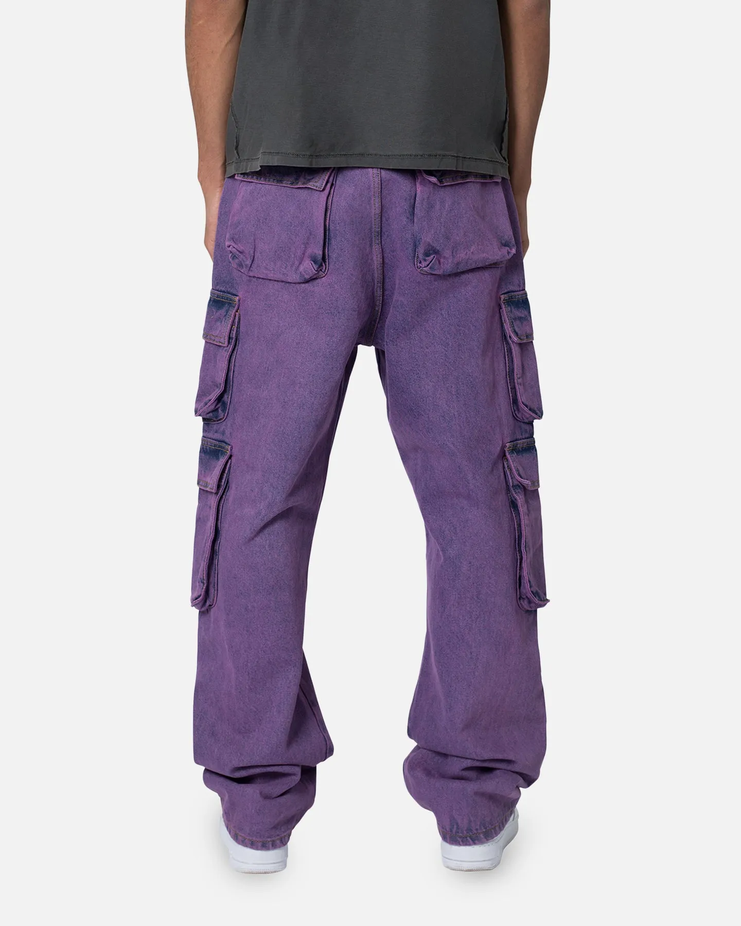 MNML V580 Baggy Cargo Pants Purple