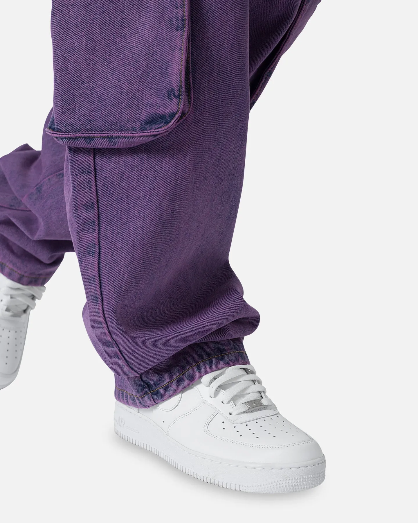 MNML V580 Baggy Cargo Pants Purple