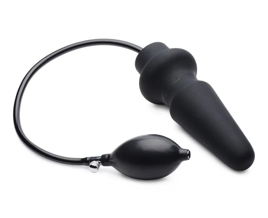 MS ''Ass Pand'' Inflatable Anal Plug Large -Black