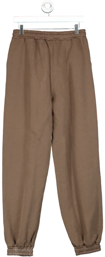 NA-KD Brown Straight Sweatpants UK M