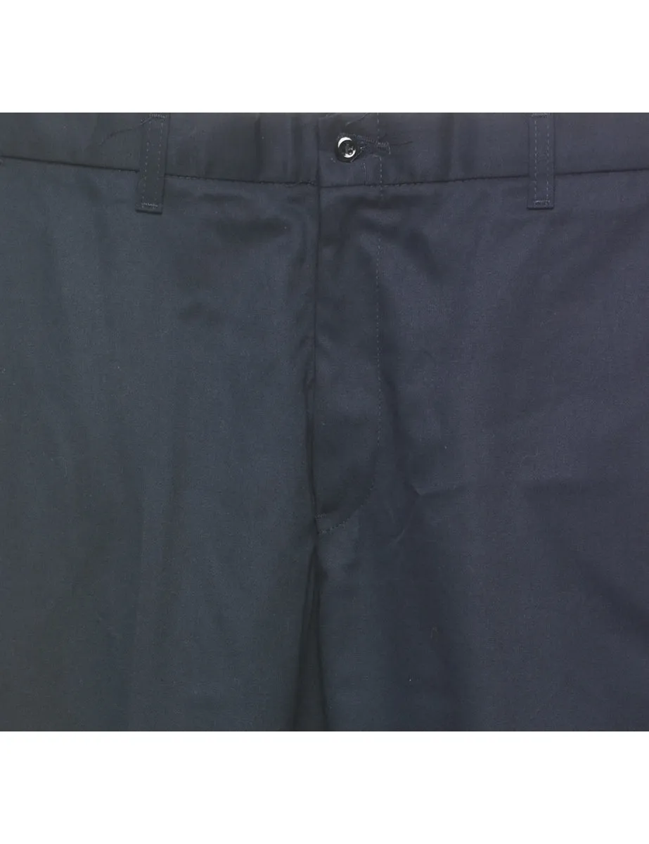 Navy Suit Trousers - W34 L34