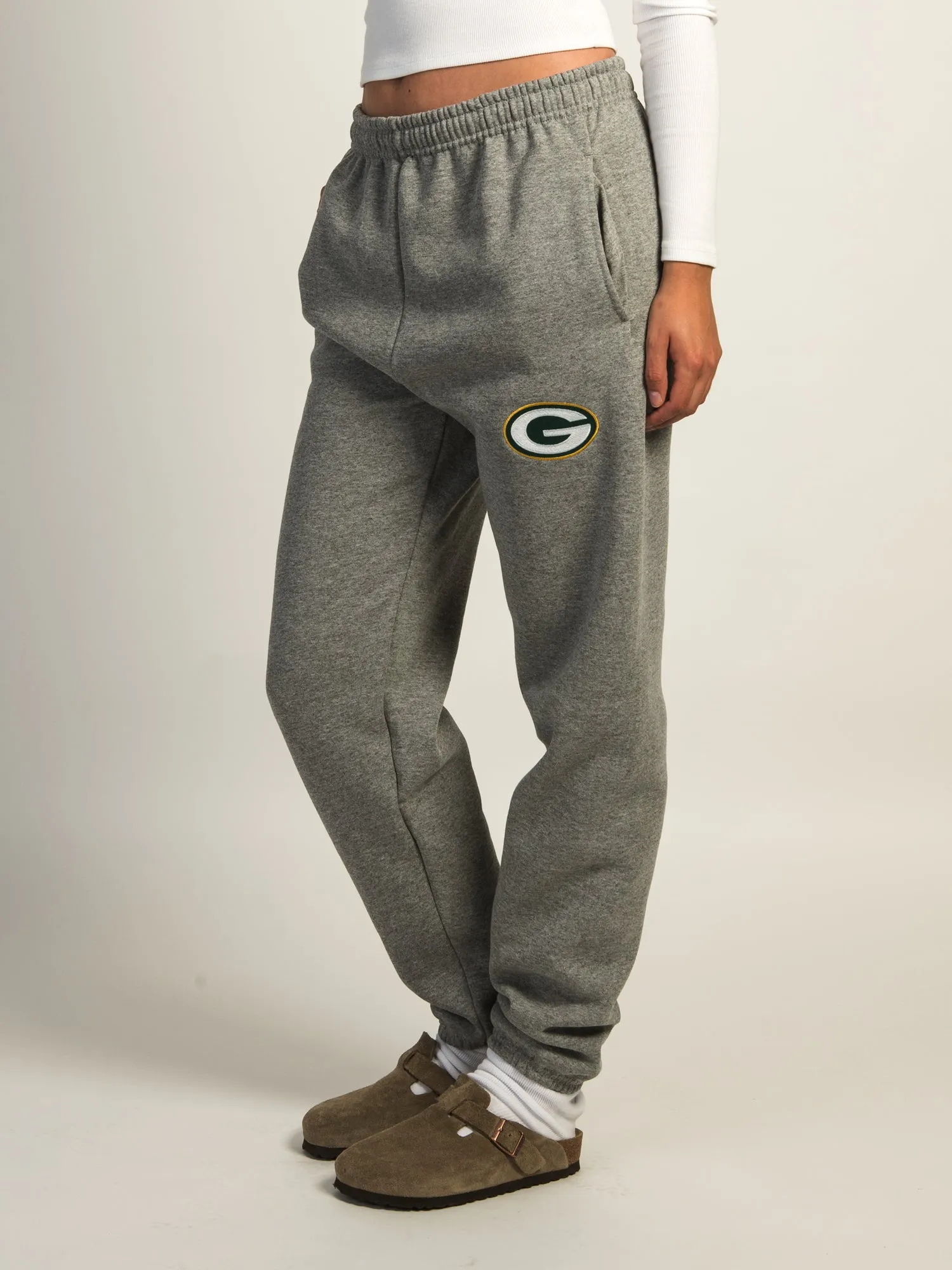 NFL GREEN BAY PACKERS EMBROIDERED SWEATPANTS