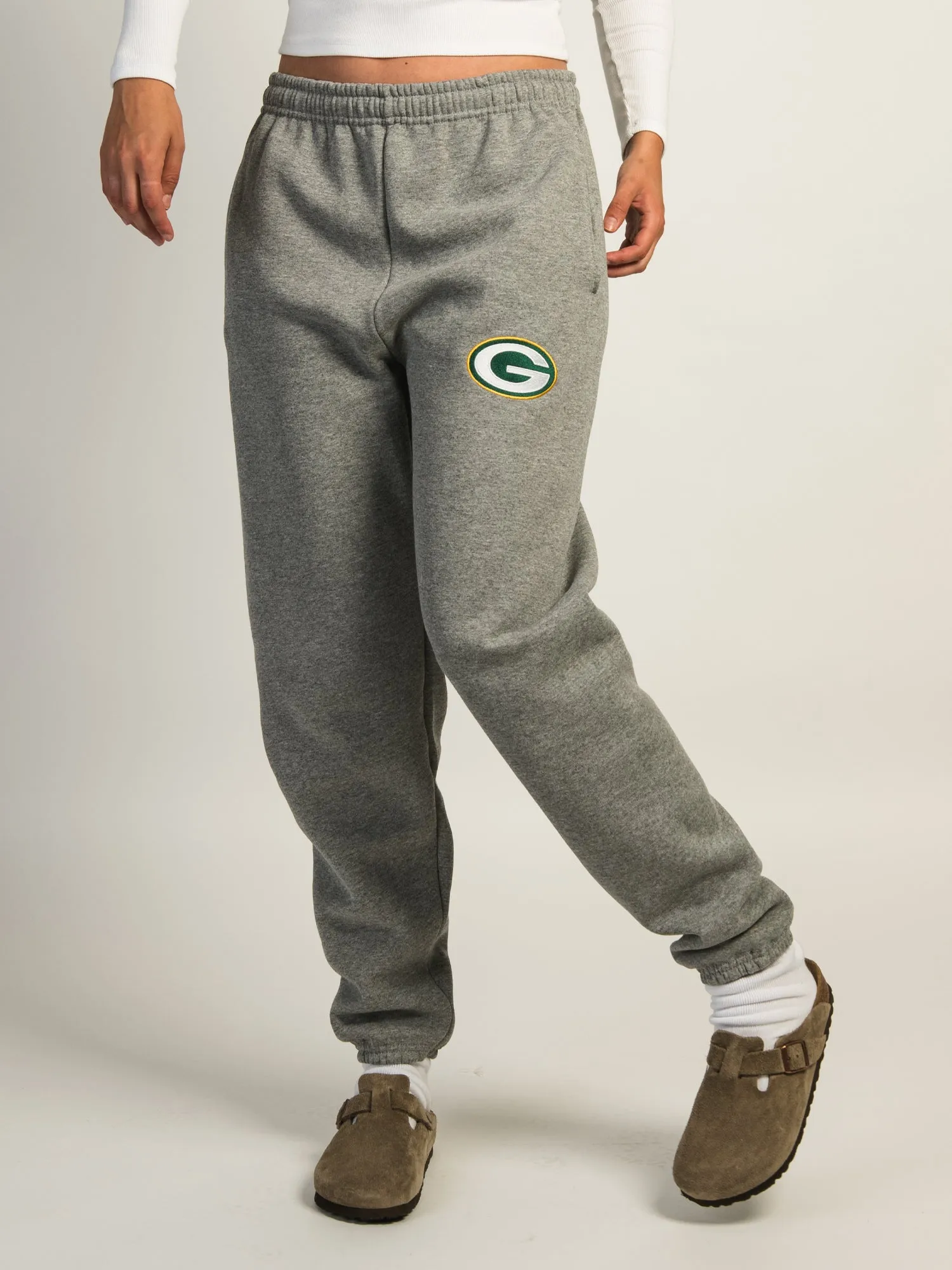 NFL GREEN BAY PACKERS EMBROIDERED SWEATPANTS