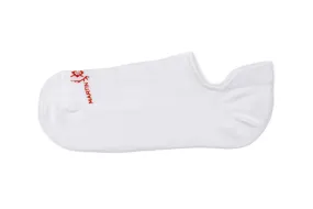 No Show Sneaker Pima Cotton Socks - White