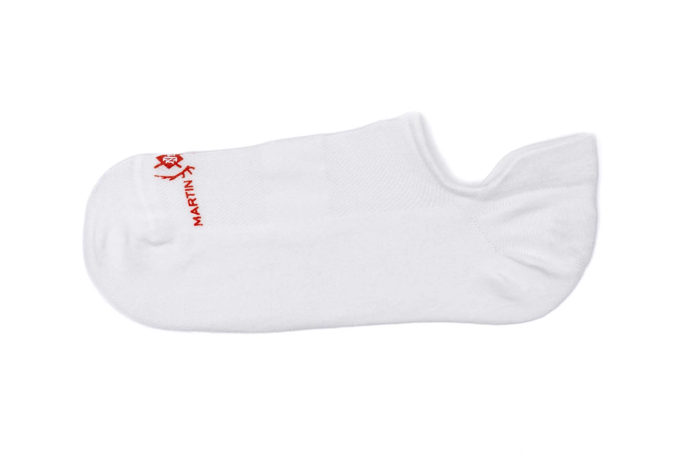 No Show Sneaker Pima Cotton Socks - White