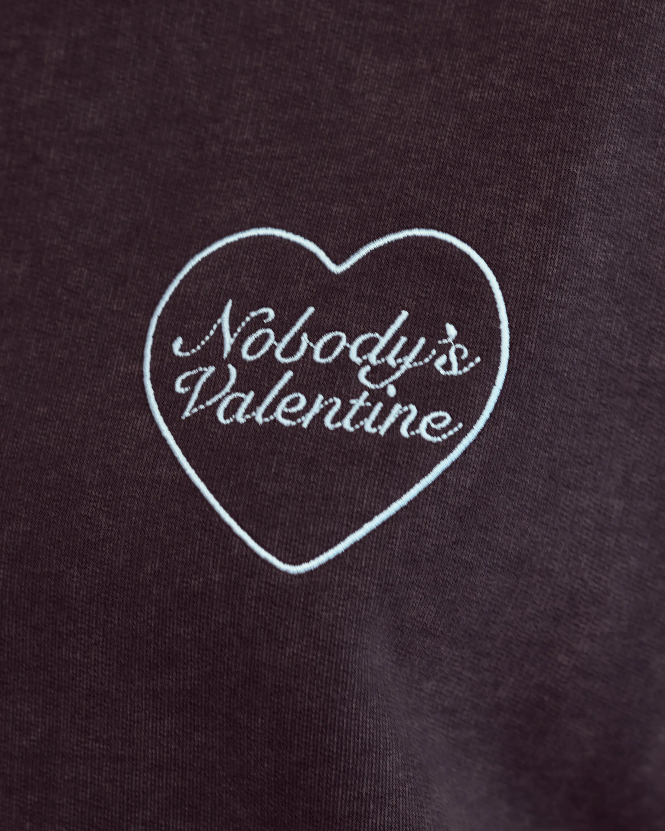 Nobody's Valentine Hoodie in Black