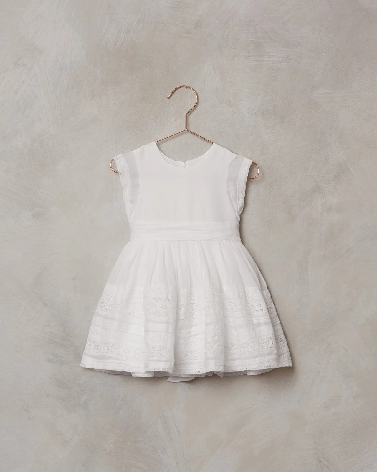 NoraLee Baby Girls White Dahlia Dress