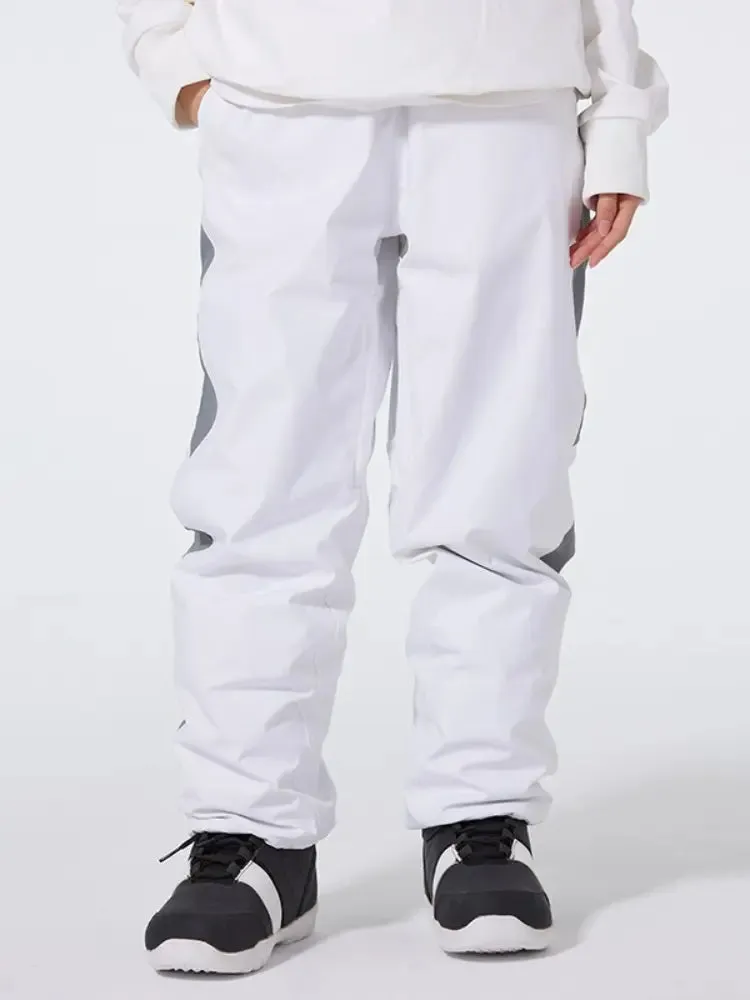 Outdoor Reflective Snowboard Pants Couple Style Sports Trousers