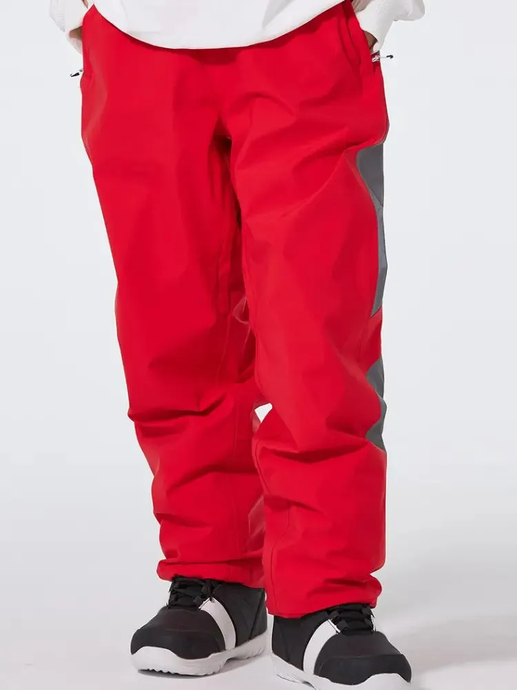 Outdoor Reflective Snowboard Pants Couple Style Sports Trousers