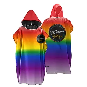 Outspokin LGBTQ 2024 CHANGING PONCHO 3.0