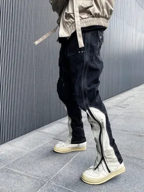 Paneled Zip Nylon Sweatpants