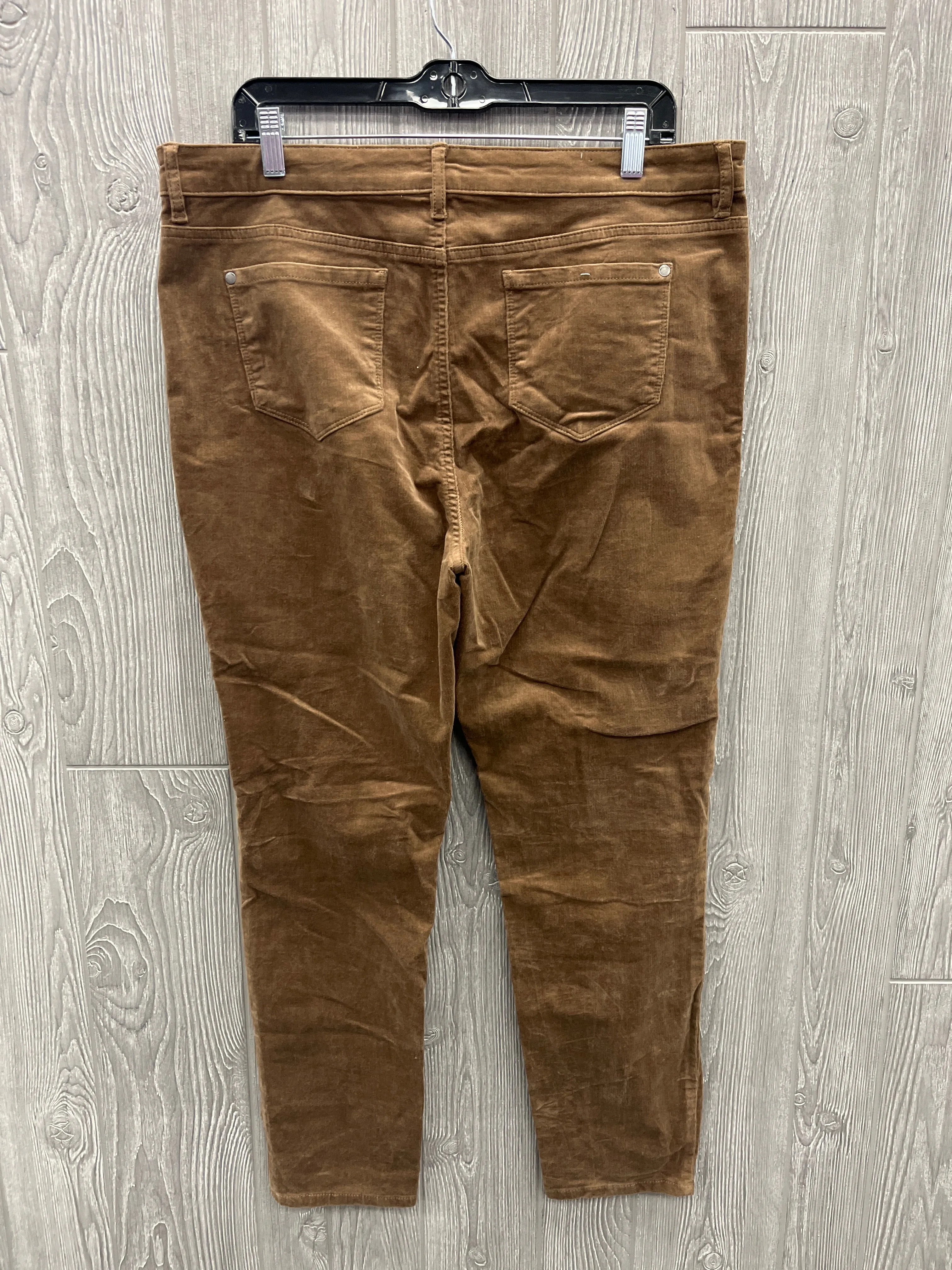 Pants Corduroy By Clothes Mentor In Brown, Size: 14