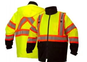 Parka - Pyramex Waterproof Winter Jacket Hi-Vis RCP32