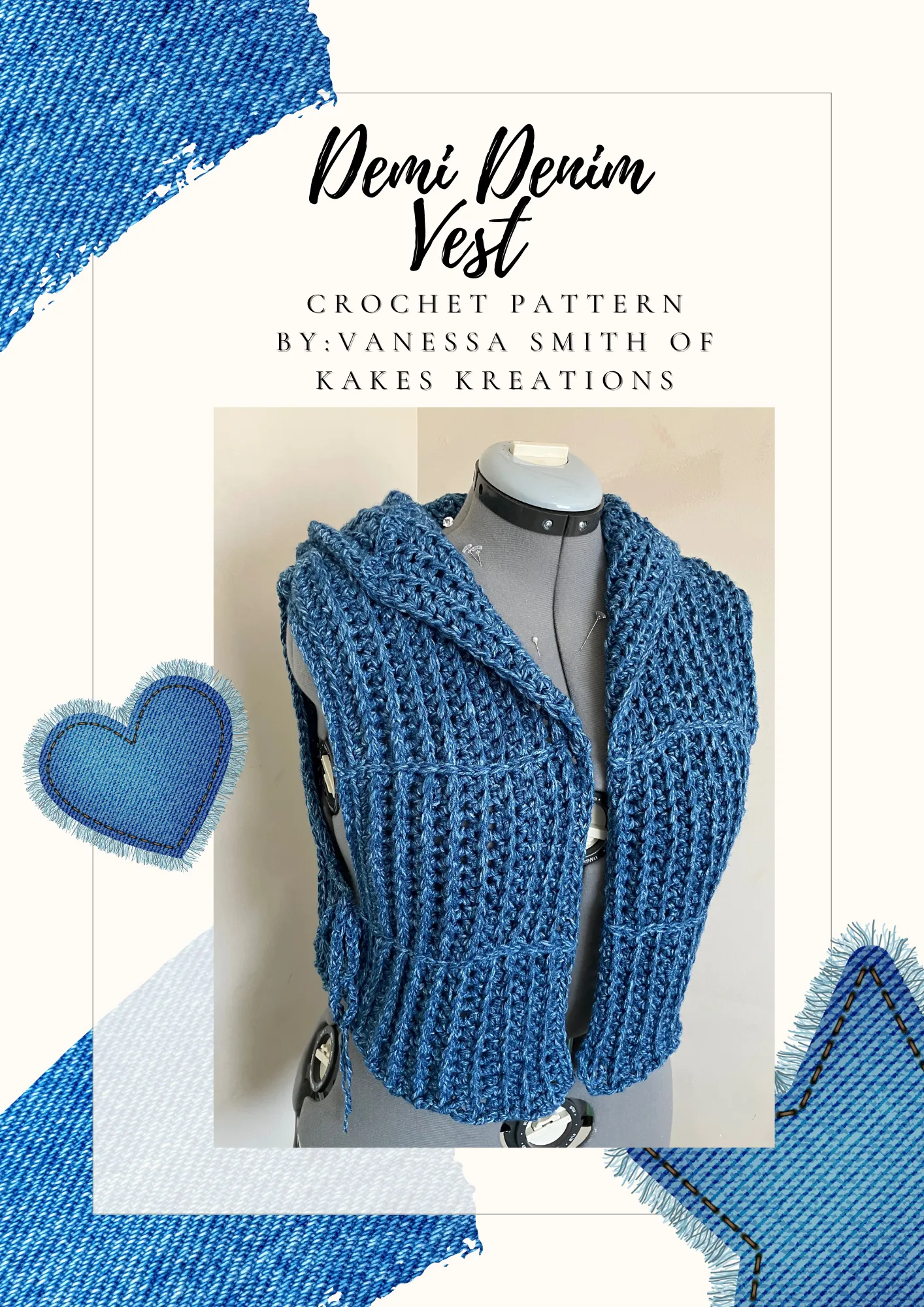 Pattern- Demi Denim Vest