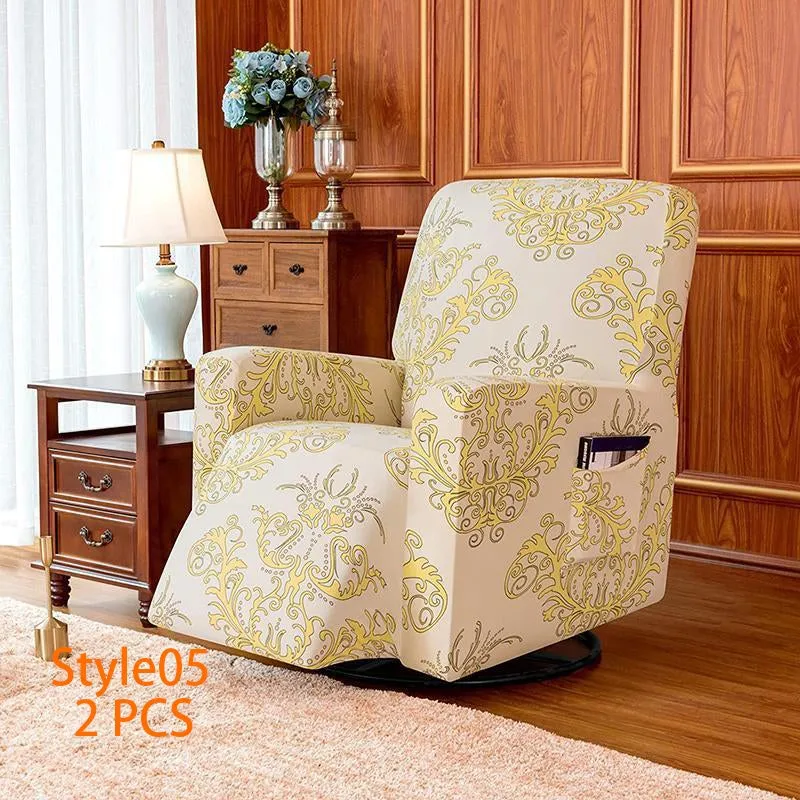 Pattern Stretchable Recliner Slipcover